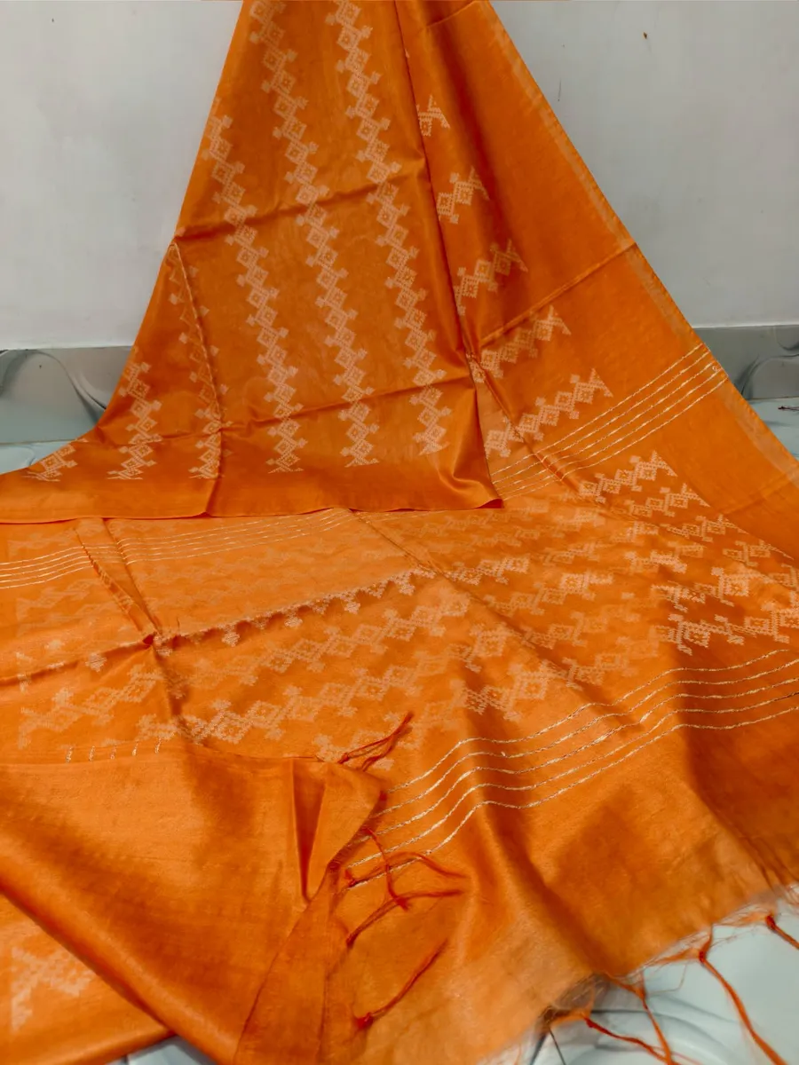 Kota Silk Saree with Contrast Pallu 